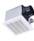 Super Quiet Bathroom Exhaust Fan With Light 90 CFM 1.2 Sone 1000 Lumen Dimmable 3CCT LED Light Color Temp Selectable Easy Install Vent Fan 4 Inch Duct Light Grille White