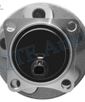 Close-up top view of Rear Wheel Hub Bearing Assembly for 2009-2018 Toyota Corolla, 2009-2010 Pontiac Vibe, 2009-2018 Toyota Matrix 1.8L L4 FWD