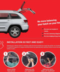 Premium Hella Tough Rear Liftgate Support Struts For 2002 2003 Honda Civic Si Manual Transmission on vehicle hatch installation.