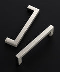 30 Pack Brushed Nickel Square Cabinet Handles For Cabinets And Drawers Stainless Steel Cupboard Pulls Kitchen Cabinet Hardware Five Inch