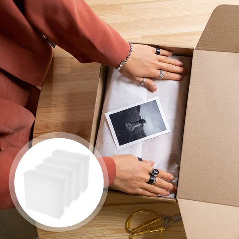 Rock Solid White Epe Foam Packaging Inserts 4 Pack for Bulletproof Shipping Protection in a boxed packaging setup.