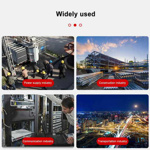 Industries using Cordless Electric Cable Cutter With Ratchet Action, 30mm to 65mm Wire Cutting Tool with 80kN Hydraulic Power.