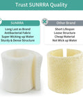 MAF2 Humidifier Filter Replacement Compatible With Aircare MA0800 MA0600 Essick Air shown against competing brand
