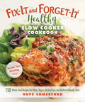 Healthy Slow Cooker Cookbook Loaded With One Hundred Fifty Whole Food Recipes Made For Paleo Vegan Gluten Free And Diabetic Friendly Folks Easy Peasy Weeknight Plates Done Right book cover featuring lasagna and salad.