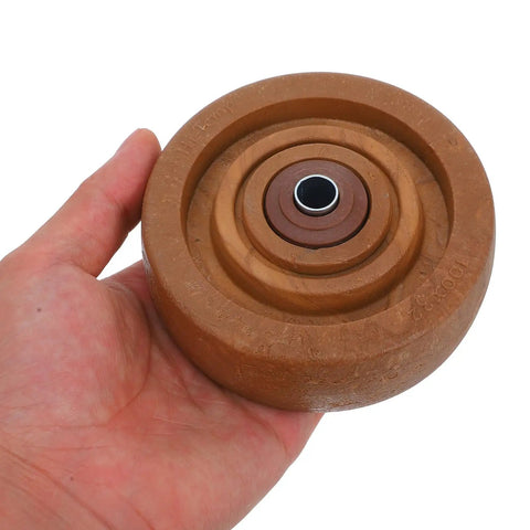 Heavy Duty 4 Inch Nylon Caster Wheel Replacement For Oven Rack And Freezer Cart, High Temperature Roller in hand.