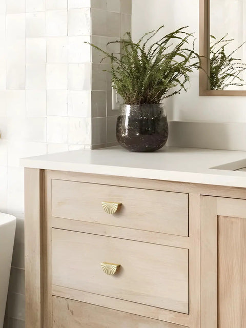 Top Shelf 10 Pack Brushed Gold Cabinet Pulls With A Slick Flat Brass Finish And Hella Sturdy Zinc Alloy Build 3 Inch Center To Center Drawer Handles on modern cabinet.
