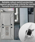 Direct Replacement Furnace Limit Switch Rollout Safety L250F For HH18HA452 with industrial-grade construction and HVAC compatibility