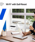 Wireless Laser Printer For Small Teams With Fast Black And White Printing Scanning And Copying Easy Setup And Mobile Printing Budget Friendly Compact MFP Built For Home Office Or Tiny Teams in a home office setting.