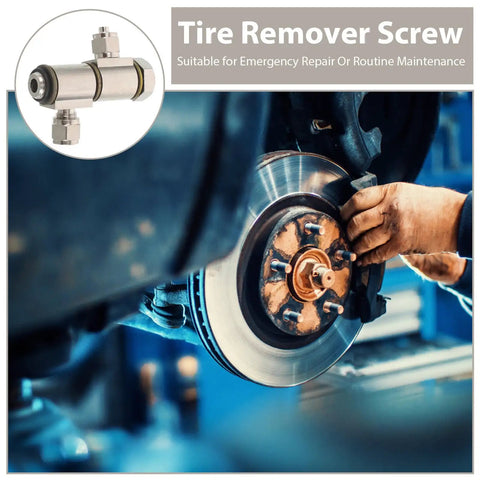 Two Pack Tire Machine Screws Replacement Parts For Tire Changer Alloy Construction With Precision Design Quick Install Connectors Leakproof Fit For Tire Service Centers And Routine Maintenance Shop Ready Pro Grade, tire remover screw on brake rotor