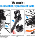 Installation tools for 25 Pairs Copper Semi-Metallic Mountain Bike Disc Brake Pads For Hydraulic Brakes, quiet, wear-resistant.