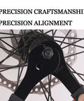 Gnarly Low Profile Bike Cone Wrench Collection featuring 17mm thick carbon steel spanner adjusting a bicycle wheel hub.