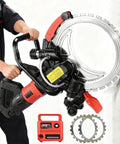 Heavy Duty Workhorse 12000W Electric Wall Chaser With Brushless Pure Copper Motor And Two 16 Inch Diamond Blades cutting concrete