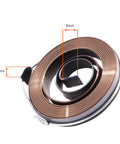 Drill Press Return Spring Assembly For Quill With Hook Install, Heavy Duty Coil Spring, showing 8mm spacing, 6mm edge