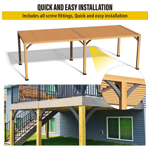 Beefed Up 45 Degree Angle Support Brackets Kit For Wood Structures Like Gazebos Tree Houses Cabins And Patios DIY Brace Set 6 Pieces Strong Steel Construction For Maximum Stability And Easy Assembly