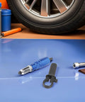 Cordless Rivet Nut Setter Tool Kit For Metal With Aluminum Alloy And Plastic Durable Build on workshop floor
