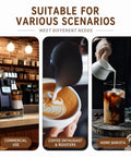 Skip The Hand Tamping Hustle With This Smart 58mm Electric Espresso Tamper Featuring Adjustable Height And Touchscreen Controls For Butter Smooth Shots Perfect For Home Baristas Craving Reliable Daily Coffee White, commercial espresso setup, latte art, home barista brewing