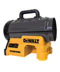 Outdoor Portable Propane Forced Air Heater 70,000 BTU Heats Up To 1,750 Sq Ft Corded Or Cordless With 20V Max Battery