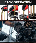 ISINLASSO 36-in-1 bearing puller kit; switchable 2-mode blind-hole puller with 3-jaw hooks for automotive use