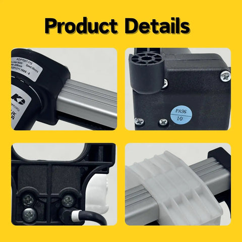 Kaidi KDPT007 Linear Actuator Motor For Power Recliner Lift Chair, close-up of motor and connection details.