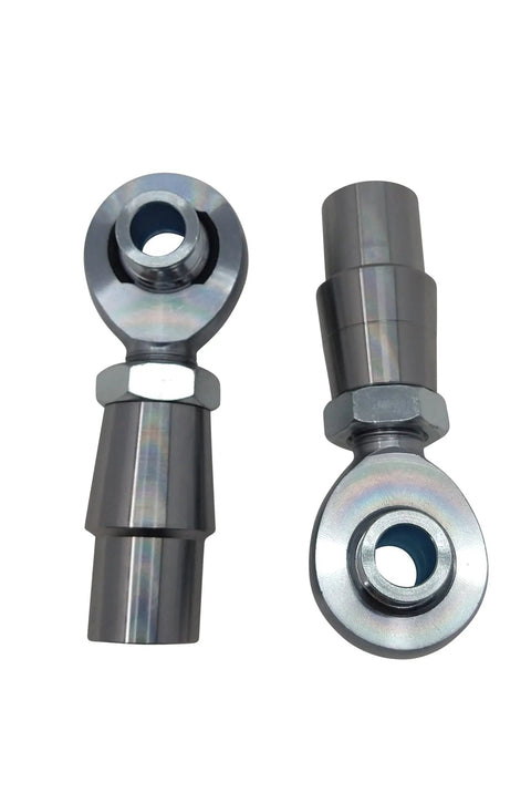 Heavy Duty 7/8 By 3/4 Inch Heim Ball Joint Kit featuring left and right threads, spacers, and jam nuts for steering.