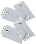 Heavy Duty Stainless Steel Picture Hangers Built Tough Wall Mount Brackets For Mirrors And Artwork Four Pack silver brackets