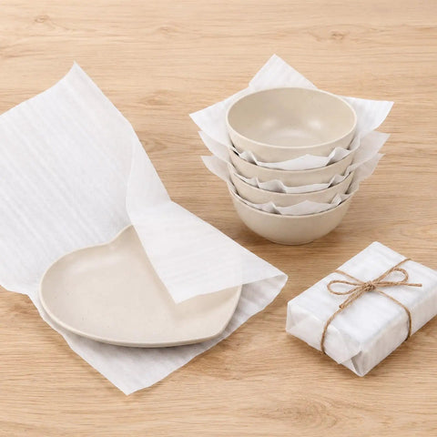 50 Pack 10X10 Inch Foam Wrap Sheets Hella Tough Moving Packing Supplies Reusable Moistureproof Cushioning Pads For Dishes And Fragile Gear Nailed It Shipping Setup with pots and wrapping sheets.