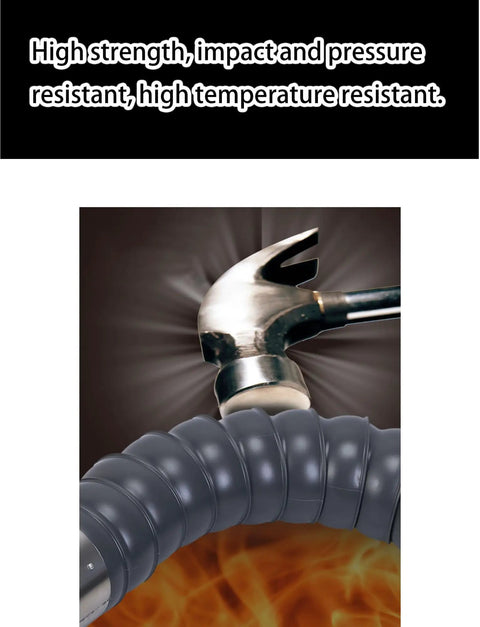 Durable hose of 360 Degree Adjustable Fume Extractor For Welding And Soldering Flexible Smoke Extraction Arm resists impact