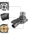 Top Tier Heavy Duty Circulating Water Pump With Durable Bronze Impeller And Slick Tight Unitized Seal For Smooth Leak Free Marine Cooling That Handles Loads Like A Badass, with detailed views.