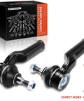 Front Outer Tie Rod End Replacement For Ford Escape 2013-2019, Focus 2012-2018, Transit Connect 2014-2018, C-Max 2013-2018, And Lincoln MKC 2015-2019 - Fixes Uneven Tire Wear And Improves Steering Control, black steel with ball joint