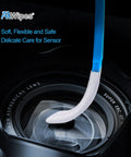 AAWipes sensor cleaning swab with blue handle and white tip, 16 mm, 10-pack for APS-C DSLR camera sensors.