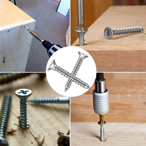 Tough As Nails Number 8 By 1 Inch 304 Stainless Steel Wood Screws 100 Piece Pack in various applications including drilling.