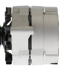 Straight Bolt Swap 10SI Alternator Conversion Kit For Ford Jubilee NAA Tractors 12 Volt 63 Amp side view showing detailed components.