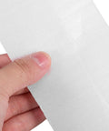 Close-up of a hand holding a white EPE sleeve from 100 Pack White EPE Cushioning Packing Pouches For Moving, Abrasion Resistant Protective Sleeves