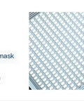 Toughened glass mask showing high hardness and light transmittance, suitable for secure installations.