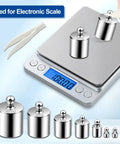 Precision Calibration Weights Kit For Digital Scales With Tweezers 17 Piece Set From 10 Milligrams To 100 Grams Ultra Accurate