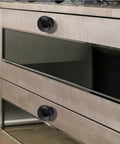 8 Pack Round Wooden Cabinet Knobs And Drawer Pulls, Modern Rustic Furniture Hardware With Smooth Burr Free Surfaces