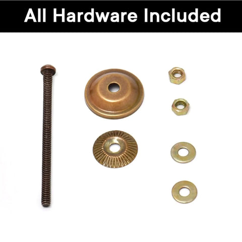 All hardware for Swanky Pink Crackle Ceramic Drawer Knobs for Kitchen Cupboard Hardware and Dresser Pulls included.