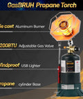 Portable Propane Heater 6200 BTU For Outdoor Camping And Hunting With Windproof Lighter Cordless Gas Heater For Tents