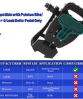 Toe Cage Clips For Peloton Pedals Adapters Convert Look Delta Pedals To Toe Clip Cages With Straps For Regular Sneakers