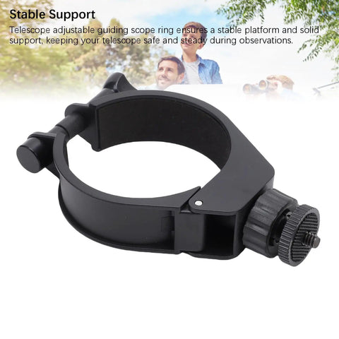 Adjustable Guiding Scope For Telescopes With Stable Platform And Solid Tube Support, Includes Threaded Smartphone Holder Hole