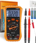 Versatile Digital Multimeter Tester For Home Auto And Industrial Use Handy Volt Meter with probes and batteries.