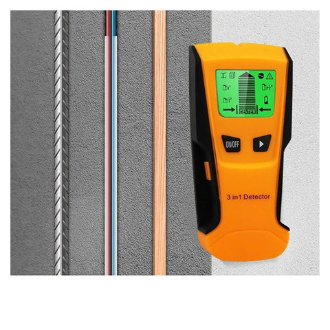 Badass Pro Wall Scanner And Stud Finder With Waterproof Pipe Locator Sensor For Deep Wire Detection And No Frills Setup That Knocks Out Hidden Blockages Straight Up, displaying detection screen with pipes.