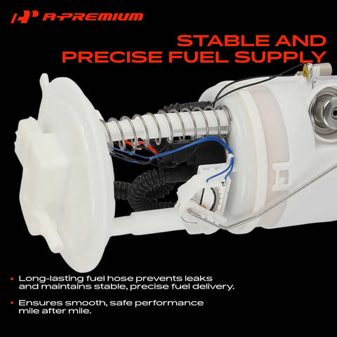 Heavy Duty Electric Fuel Pump Module Assembly For Nissan Sentra 13 To 19 showing internal components and robust design for reliable engine performance.