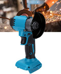 Badass 2 In 1 Mini Cordless Angle Grinder Meets Slick Brushless Circular Saw delivering power for cutting and grinding metal.
