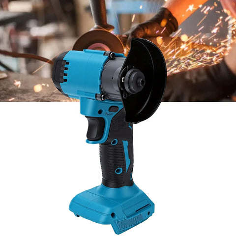 Badass 2 In 1 Mini Cordless Angle Grinder Meets Slick Brushless Circular Saw delivering power for cutting and grinding metal.