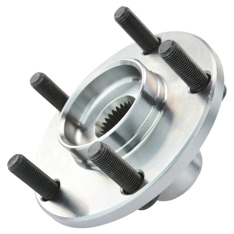 Heavy Duty Two Piece Front Wheel Bearing Hub Assembly Kit For Nissan Altima 2002 To 2006, shown with modern steel finish and bolt holes.