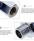 Full Size Heavy Duty Mini Brass Ball Valve Quarter Inch Npt Female To Male Shut Off Valve showing threaded ends for secure connections.