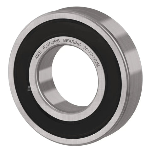 Get Your Spin On Track With This Pro Level Washer Tub Bearing And Seal Kit, showcasing a precision 6207-2RS bearing with dual rubber seals.