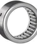 Smooth Operator Needle Roller Bearing With Full Complement Drawn Cup Design and Precision Oil Hole in close-up view, showcasing the drawn steel construction.