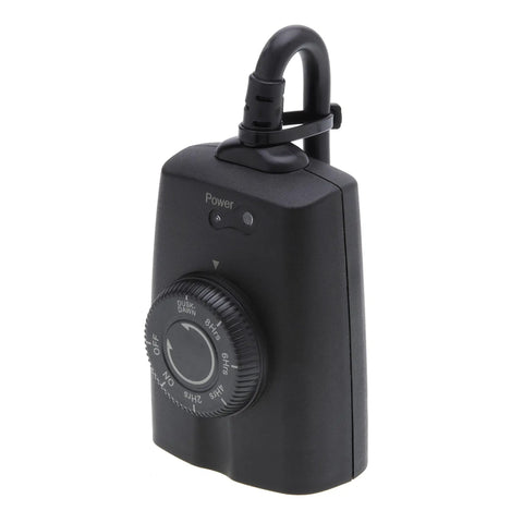 Beefy outdoor plug in timer with natural light sensors for auto day night cycling, 15 amp capacity.